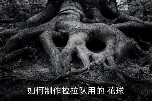 如何制作拉拉队用的 花球