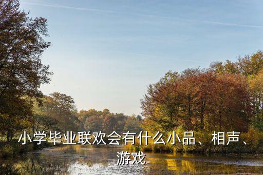  小学毕业联欢会有什么小品、相声、游戏