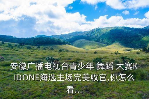 安徽广播电视台青少年 舞蹈 大赛KIDONE海选主场完美收官,你怎么看...