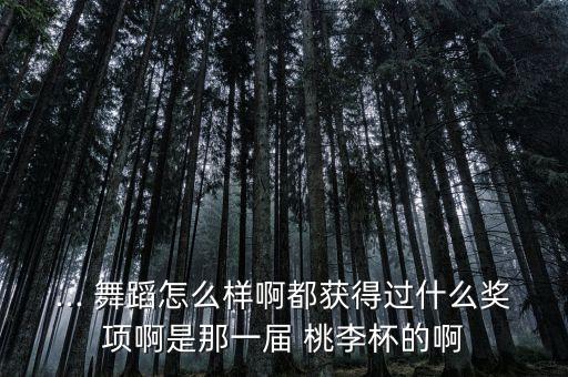 关于儿童的桃李杯舞蹈视频