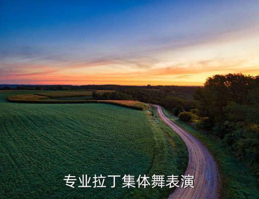 专业拉丁集体舞表演