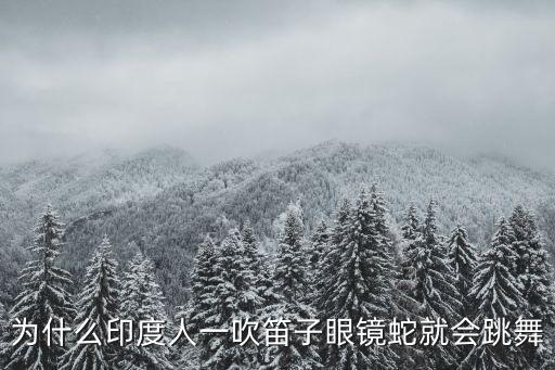为什么印度人一吹笛子眼镜蛇就会跳舞
