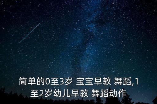 简单的0至3岁 宝宝早教 舞蹈,1至2岁幼儿早教 舞蹈动作