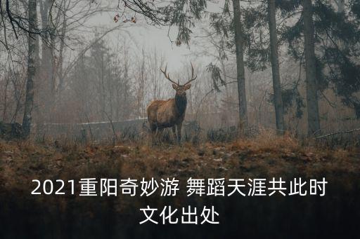 2021重阳奇妙游 舞蹈天涯共此时文化出处