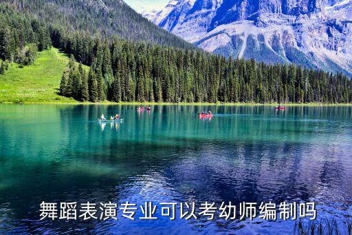  舞蹈表演专业可以考幼师编制吗