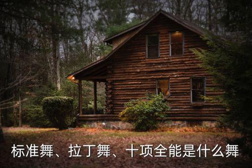 标准舞、拉丁舞、十项全能是什么舞