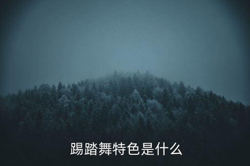  踢踏舞特色是什么