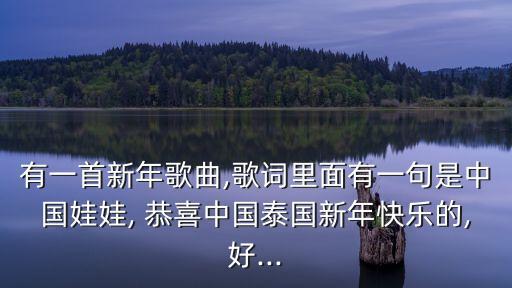 有一首新年歌曲,歌词里面有一句是中国娃娃, 恭喜中国泰国新年快乐的,好...