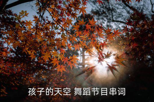 舞蹈星星在闪烁