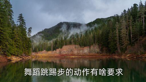  舞蹈跳踢步的动作有啥要求