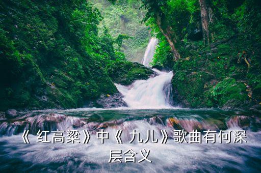 《 红高粱》中《 九儿》歌曲有何深层含义