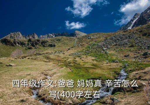 四年级作文:爸爸 妈妈真 辛苦怎么写(400字左右