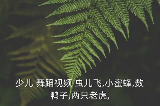虫儿飞一舞蹈教学