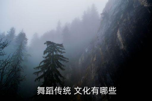  舞蹈传统 文化有哪些