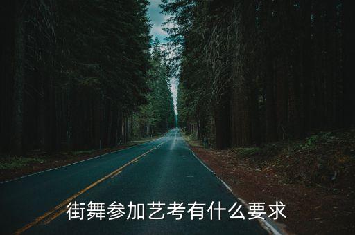 舞蹈艺术生高考要求