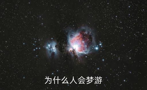 为什么人会梦游