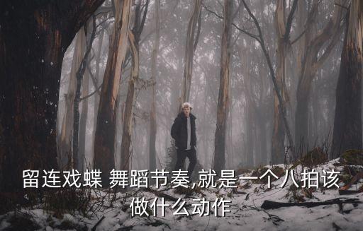 留连戏蝶 舞蹈节奏,就是一个八拍该做什么动作