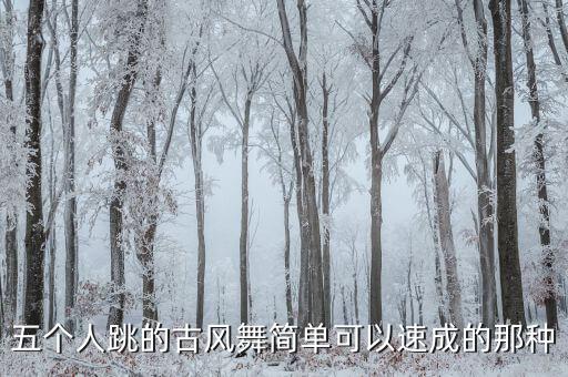 五个人跳的古风舞简单可以速成的那种