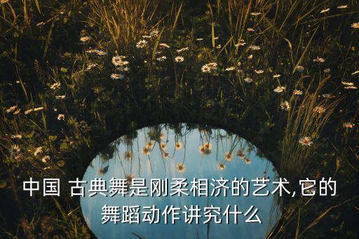 中国 古典舞是刚柔相济的艺术,它的 舞蹈动作讲究什么