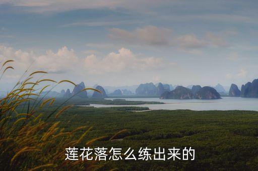  莲花落怎么练出来的