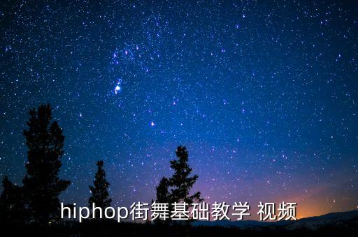 hiphop街舞基础教学 视频