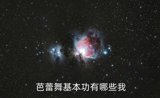  芭蕾舞基本功有哪些我