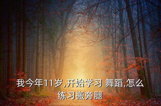 我今年11岁,开始学习 舞蹈,怎么练习搬旁腿
