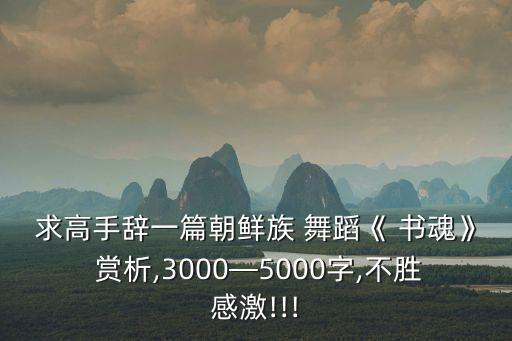 舞蹈 书魂赏析,书魂舞蹈视频