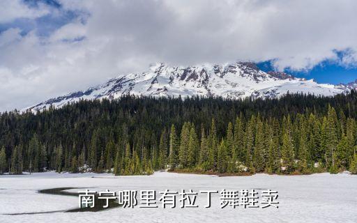 南宁哪里有拉丁舞鞋卖