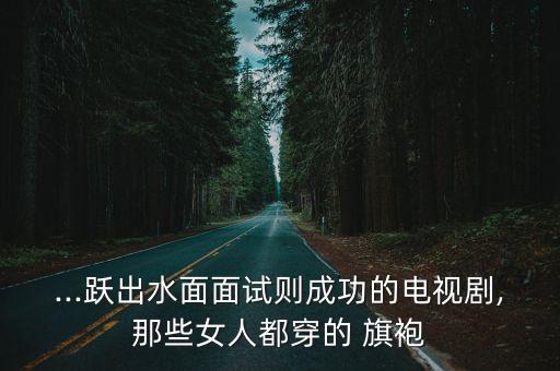 ...跃出水面面试则成功的电视剧,那些女人都穿的 旗袍