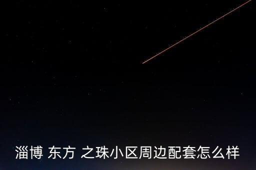淄博 东方 之珠小区周边配套怎么样