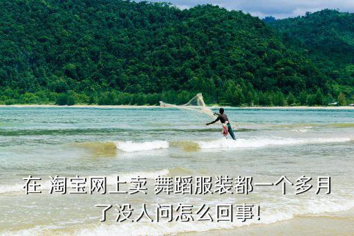在 淘宝网上卖 舞蹈服装都一个多月了没人问怎么回事!