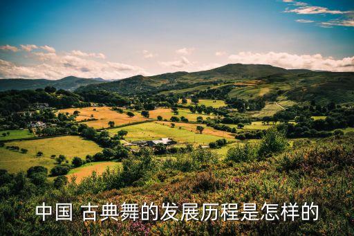 中国 古典舞的发展历程是怎样的