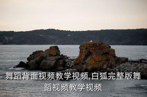 白狐舞蹈背面视频教学视频,白狐完整版舞蹈视频教学视频