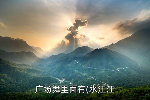 广场舞里面有(水汪汪