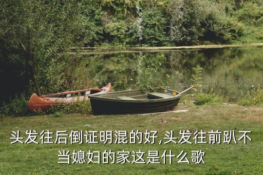 头发往后倒证明混的好,头发往前趴不当媳妇的家这是什么歌