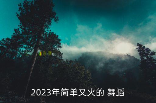 2023年简单又火的 舞蹈