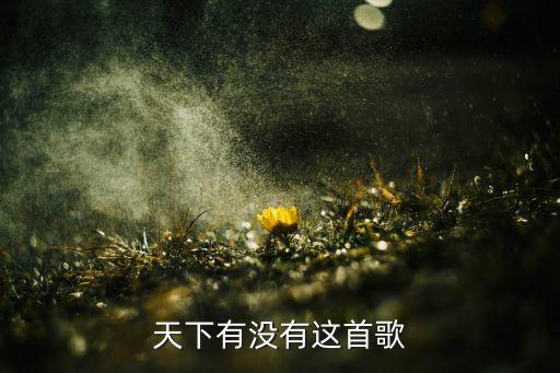天下有没有这首歌