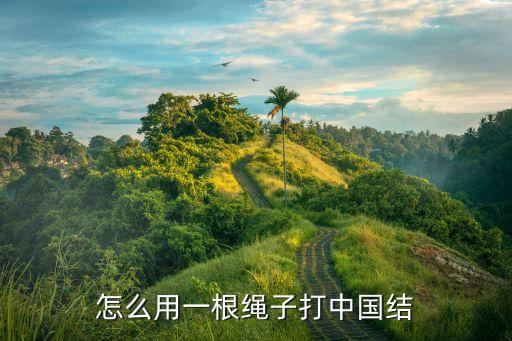 怎么用一根绳子打中国结