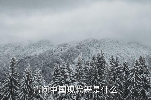 请问中国现代舞是什么