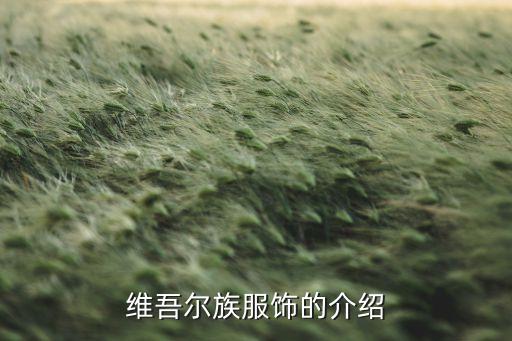 维吾尔族服饰的介绍