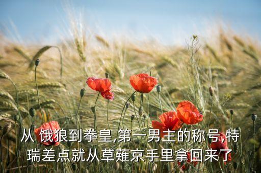 从 饿狼到拳皇,第一男主的称号,特瑞差点就从草薙京手里拿回来了