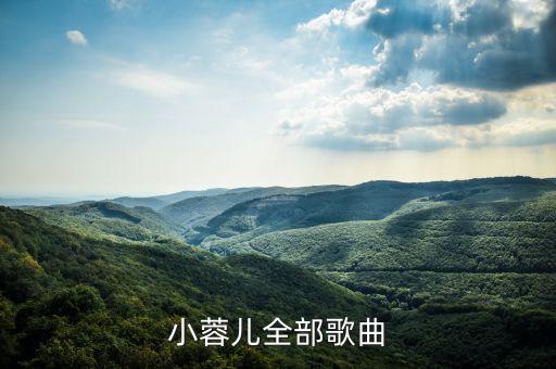 小蓉儿全部歌曲