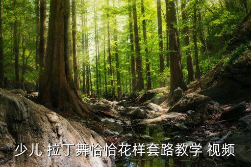 少儿 拉丁舞恰恰花样套路教学 视频