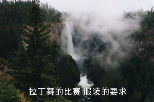  拉丁舞的比赛 服装的要求