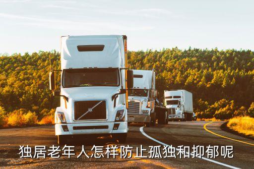 独居老年人怎样防止孤独和抑郁呢