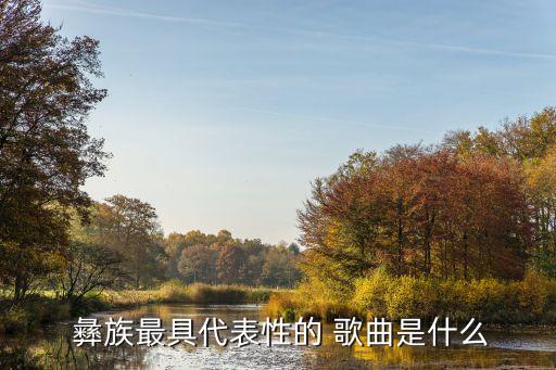 彝族舞蹈大家跳歌曲