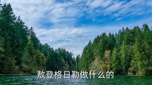 敖登格日勒做什么的