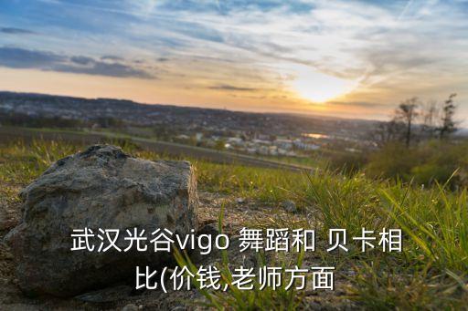 武汉光谷vigo 舞蹈和 贝卡相比(价钱,老师方面