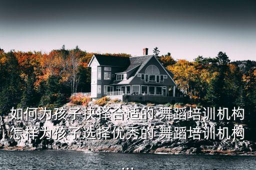 如何为孩子抉择合适的 舞蹈培训机构怎样为孩子选择优秀的 舞蹈培训机构...